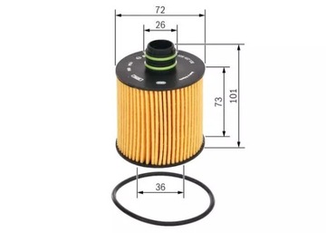 BOSCH F 026 407 108 FILTR OLEJE