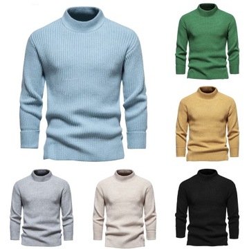 Mens Fashion Color Matching Large Cotton Cardigan