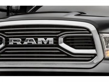 DODGE RAM 1500 2013-2018 MŘÍŽKA MASKA KAPALINA CHRÓM OMEZENÍ + LOGO