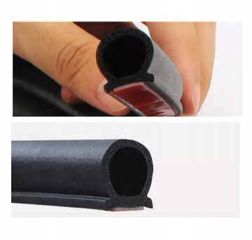 Универсальный уплотнитель капота автомобиля 4 м - большой тип D