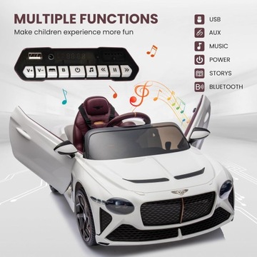 Детский электромобиль, 12В, Электромобили со светодиодными фарами