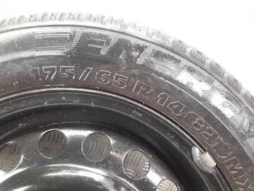KOLO PNEUMATIKA 175/65R14 + DISK 5,5X14 ET49 4X100 FI57 REZERVA OPEL CORSA C