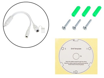 НАБОР из 6x 5MPx WIFI КАМЕР ДЛЯ БИЗНЕС-ДОМА IP66 с НАКЛЕЙКОЙ на диск 1 ТБ