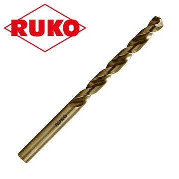 Wiertło kobaltowe do stali nierdzewnej HSSE-Co5 Ruko Ø 1,1 mm Wiertło do me