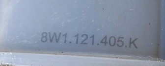 AUDI A4 B9 A5 8W NÁDOBKA VYROVNÁVACÍ 8W1121405K