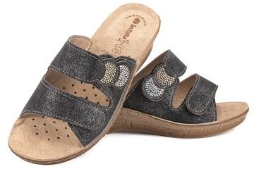 INBLU 26-75 ЖЕНСКИЕ ТАПОЧКИ НА ТЕХНИКЕ черный 39