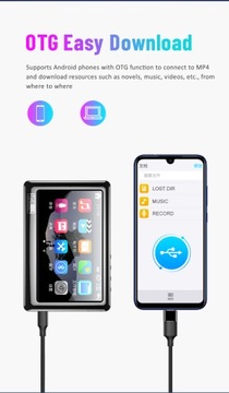 16G музыкальный плеер для электронных книг с сенсорным экраном MP4
