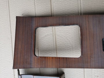 Mercedes W124 деревянная дефлекторная панель, декор домкрата