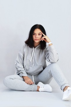 KOMPLET DRESOWY, SPODNIE, BLUZA, TAŚMY, LOGOWANY