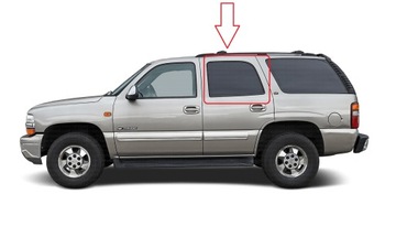 CHEVROLET TAHOE GMC YUKON SKLO (OKNO) BOČNÍ DVEŘE ZADNÍCH LEVÝCH ORIGINÁLNÍ