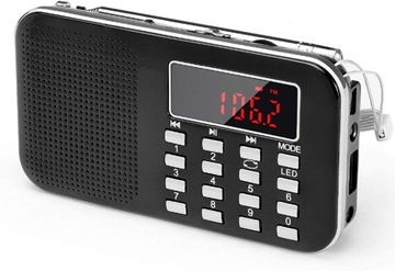 Radio piknikowe na akumulator FM PRONUS J908