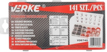 PODKŁADKI USZCZELNIAJĄCE ZESTAW PODKŁADEK HYDRAULICZNYCH USZCZELNIAJĄCYCH