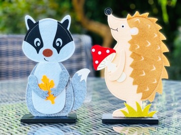 ДЕКОРАТИВНАЯ ФИГУРКА СОВА, СОВА из Войлока, ОСЕНЬ.