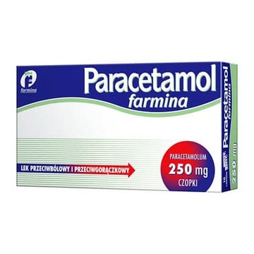Paracetamol Farmina 250 mg, czopki, 10 szt.
