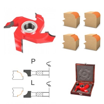 Фреза по дереву HM четверть круглая 120x30 4z R10 P