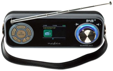 Радио NEDIS RDDB5200BK DAB+ BT USB AUX Черный