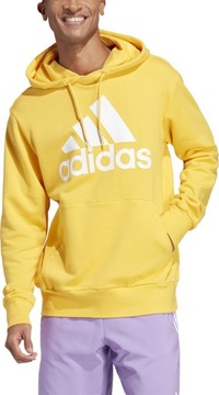 СВИТШОТ МУЖСКОЙ ADIDAS ESSENTIALS FRENCH TERRY Hoodie BIG LOGO ЖЕЛТЫЙ размер L