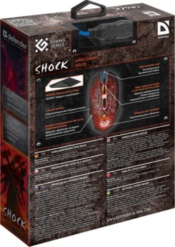 Игровая проводная оптическая игровая мышь SHOCK