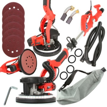 ШЛИФОВКА ЖИРАФ ДЛЯ ШТУКАТУРКИ ПОЛОВ ШТУКАТУРКИ СТЕН СВЕТОДИОДНАЯ СУМКА + БУМАГА 2000ВТ