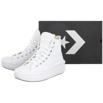 Converse CT All Star Move Hi White 568498C Białe