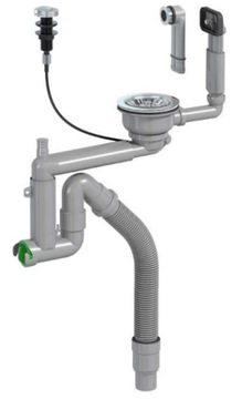 Syfon zlewozmywakowy Smartloc oszczędny przyścien
