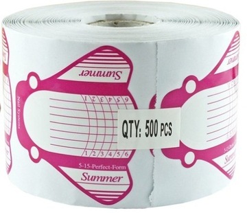 500 ШАБЛОНОВ ФОРМ ДЛЯ НОГТЕЙ, ДВУХСТОРОННЯЯ ТОЧКА