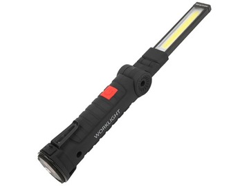 ЛАМПА ДЛЯ МАСТЕРСКОЙ С МАГНИТОМ + КРЮЧКОМ, СКЛАДНАЯ ДЛЯ МАСТЕРСКОЙ USB 5в1