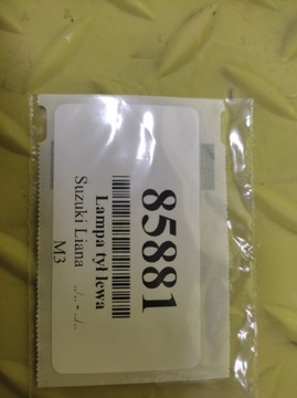 SUZUKI LIANA I HB SVĚTLO LEVÝ ZADNÍ