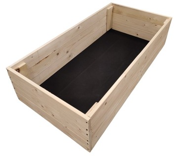 ЯЩИК ДЛЯ ОВОЩЕЙ ЗЕЛЕНОЙ ГРУППЫ HERBARIAN 80х120 ВЫСОКИЙ ОСМОТР + АГРО НЕТКАНЫЙ