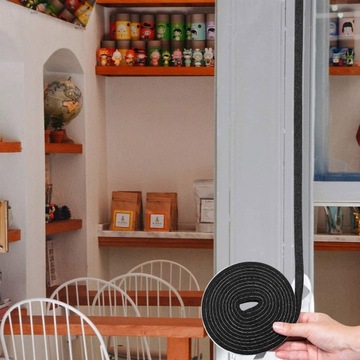 УПЛОТНИТЕЛЬ ДЛЯ ОКОН ДВЕРЕЙ САМОКЛЕЙЧИВАЯ ПОРОШКОВАЯ ГУБКА УПЛОТНИТЕЛЬНАЯ ЛЕНТА 2М