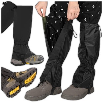 STUPTUTY OCHRANIACZE WODOODPORNE NA BUTY NOGAWKI LEKKIE PRZECIWŚNIEGOWE x2