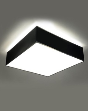 LAMPA SUFITOWA LED PLAFON NATYNKOWY HORUS 35 czarn