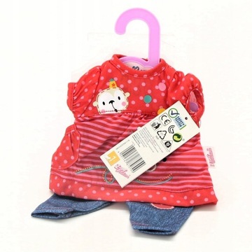 Zapf Creation Dolly Moda Koszulka i spodnie 30 cm