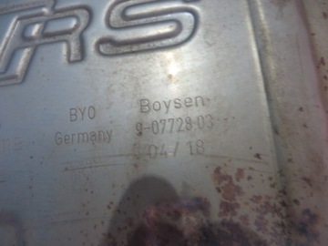 AUDI RS3 8V0 8V ГЛУШИТЕЛЬ ВЫХЛОПНАЯ BOYSEN