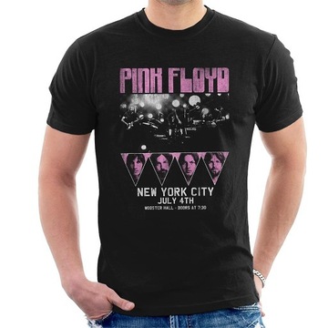 Koszulka Pink Floyd July 4th New York City Tourunisex cotton T-Shirt