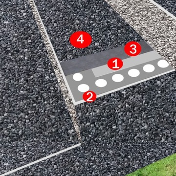 комплект каменного ковра из полиуретановой смолы на 4м2