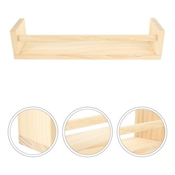 ДЕРЕВЯННАЯ ПОЛКА ДЛЯ СПЕЦИЙ ОФИСНЫЙ ДЕКОР 2 ШТ.