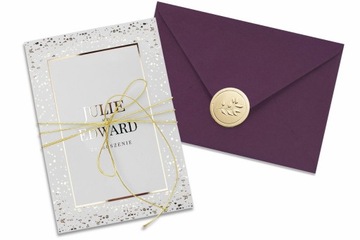 ZAPROSZENIA ŚLUBNE ZŁOTE SREBRNE ŚLUB ROSE GOLD
