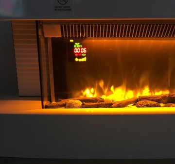 Kominek elektryczny ścienny 2000 W CHEMIN'ARTE 185