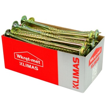 ВИНТЫ СТОЛЯРНЫЕ ПЛАСТИНЫ WKCP TORX 8x160 40ШТ.