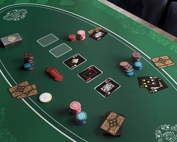 ПОКЕРНЫЙ ЧЕМОДАН С ЧИПАМИ, КАРТЫ 300 ШТ.