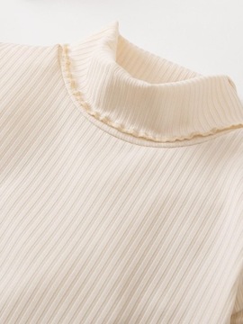 СВЕТЛО-БЕЖЕВЫЙ ГОЛЬФ С ДЛИННЫМИ РУКАВАМИ CLASSIC SHEIN 120