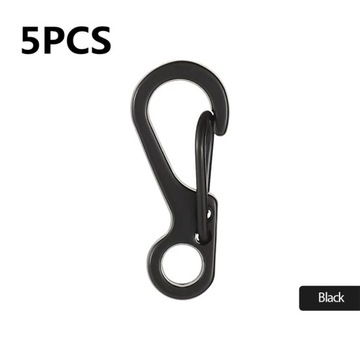 5Pcs Mini Spring Hanging Buckle Backpack Clasps