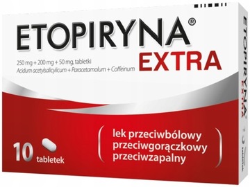 ETOPIRYNA extra lek na migrenę migrena 10 tabletek
