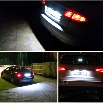 AUDI A3/S3 A4 B6 LAMPY SPZ LED 250LM X2