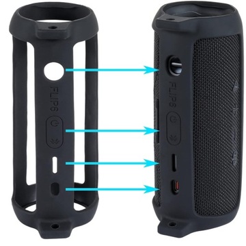 СИЛИКОНОВЫЙ ЧЕХОЛ ДЛЯ ДИНАМИКОВ JBL FLIP 2/3/4/5/6
