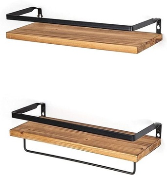 ZESTAW PÓŁKI LOFT AZANO 2SZT 43X12X5CM PG1019