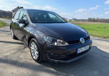Volkswagen Golf VII Hatchback 3d 1.6 TDI BlueMotion 110KM 2015 Volkswagen Golf Bezwypadkowy, nowe sprzeglo, LOUNGE 1.6 Diesel 110KM, zdjęcie 2