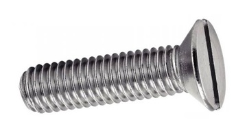 ŚRUBA Z ŁBEM STOŻKOWYM DIN 963 INOX A2 6X10 5szt