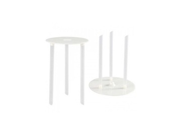 ПРОЗРАЧНАЯ ПРОЗРАЧНАЯ ПОДСТАВКА ДЛЯ ТОРТА ДЛЯ ШТАБИРОВАНИЯ 9 СМ